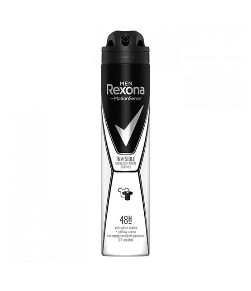 Rexona Deodorant Men Invisible on Black & White Clothes 200ML ...