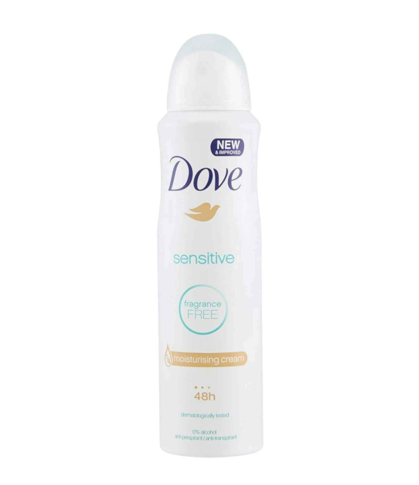 Dove Sensitive Women Deodorant With Moisturizing Cream 150ML - WasilOnline