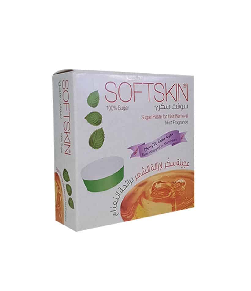 Soft Skin Sugar Paste For Hair Removal Mint Fragrance 80G - WasilOnline
