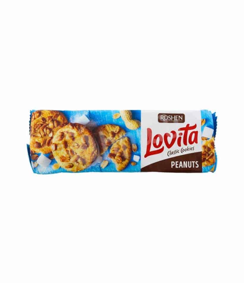 Roshen Lavita Classic Cookies Peanuts 150G - WasilOnline